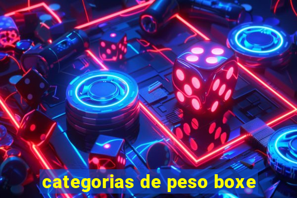 categorias de peso boxe